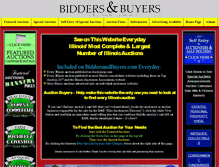 Tablet Screenshot of biddersandbuyers.com